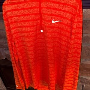 Nike Bright Red Half-Zip Top